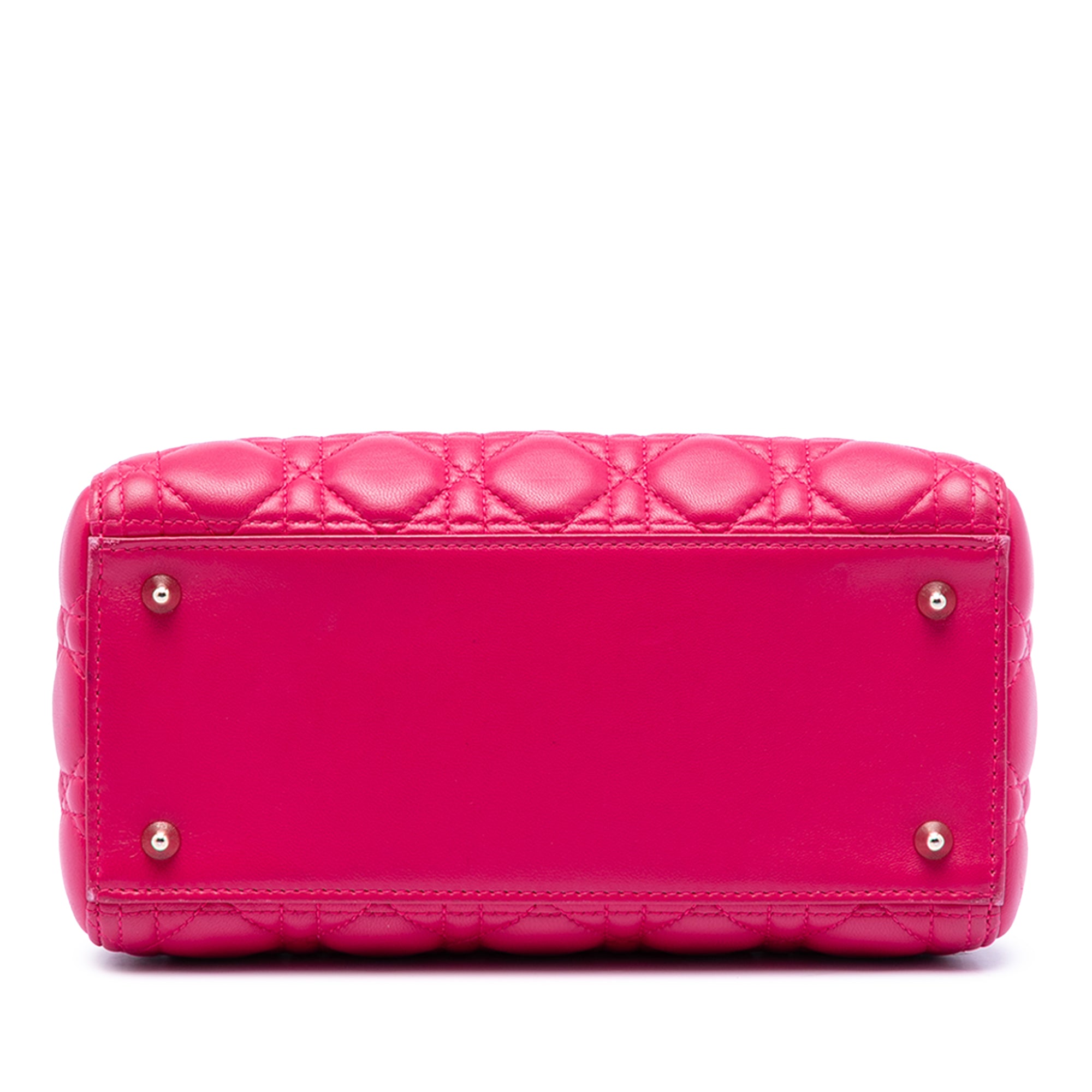 Medium Lambskin Cannage Lady Dior - Image 3