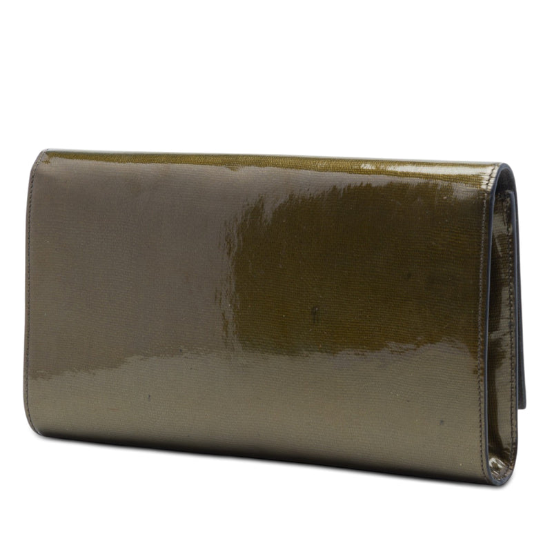Large Patent Belle De Jour Clutch - Image 2
