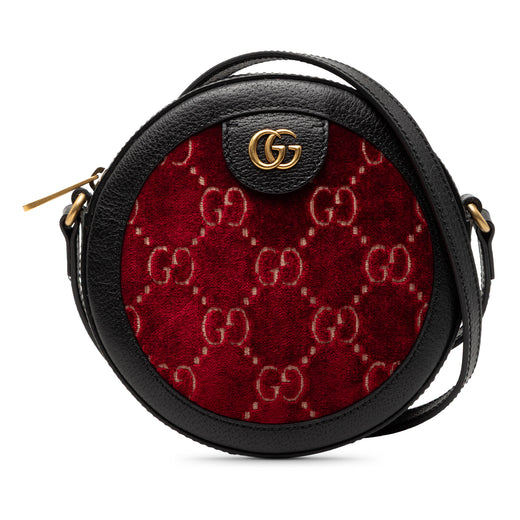 GG Marmont Velvet Round Crossbody - Image 1