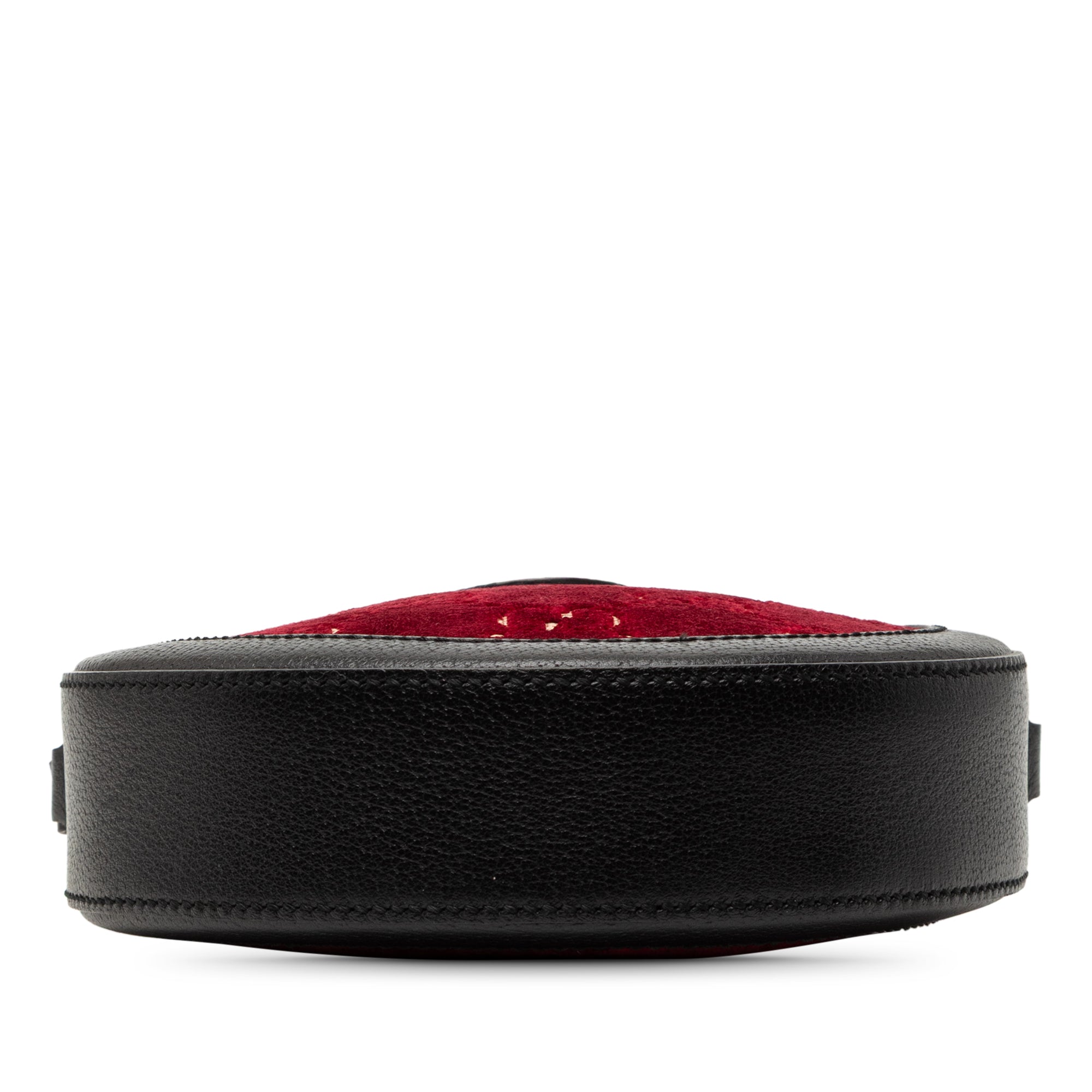 GG Marmont Velvet Round Crossbody - Image 3