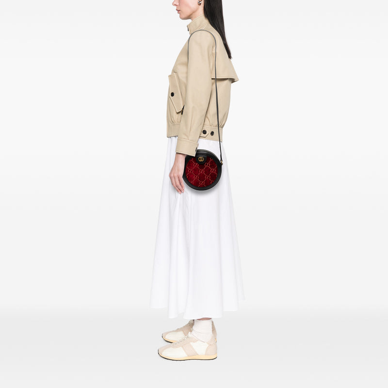 GG Marmont Velvet Round Crossbody - Image 7