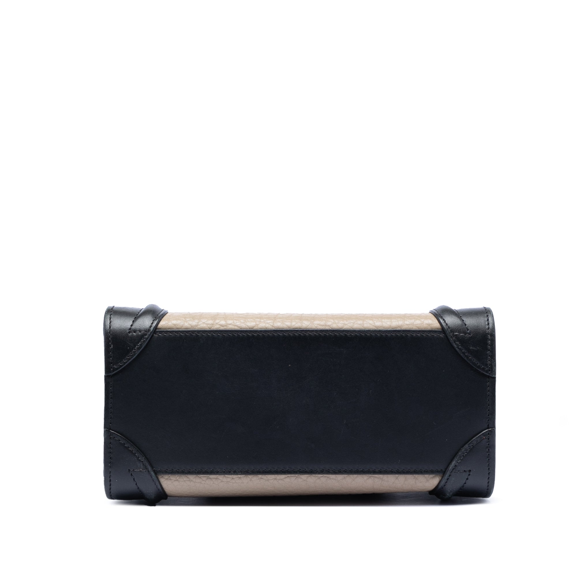 Nano Tricolor Leather Luggage Tote - Image 3
