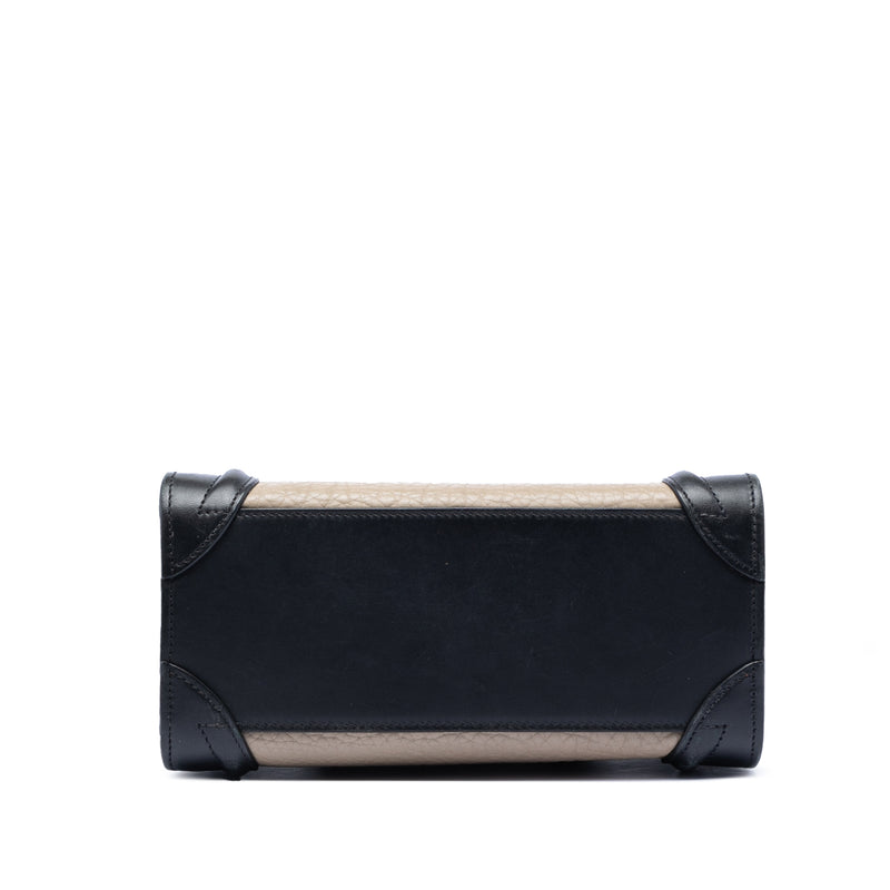 Nano Tricolor Leather Luggage Tote - Image 3