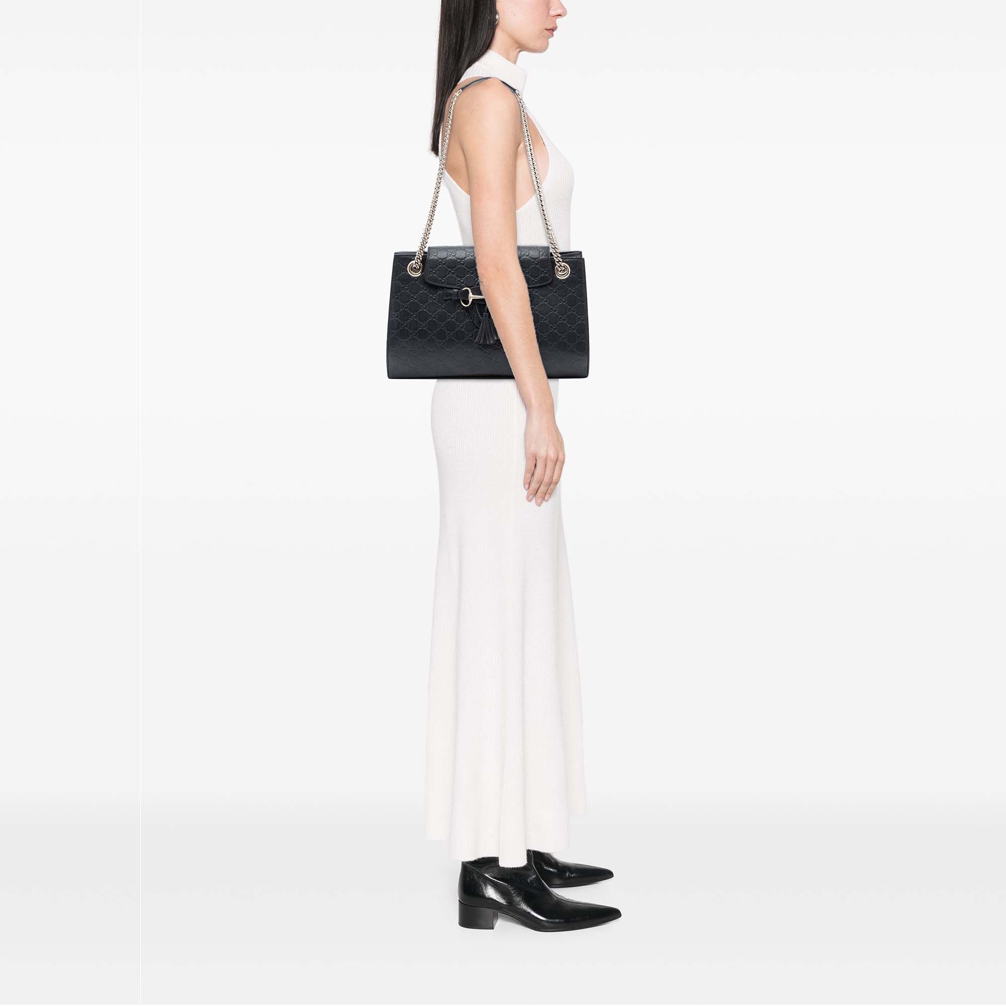 Large Guccissima Emily Shoulder Bag - Image 7