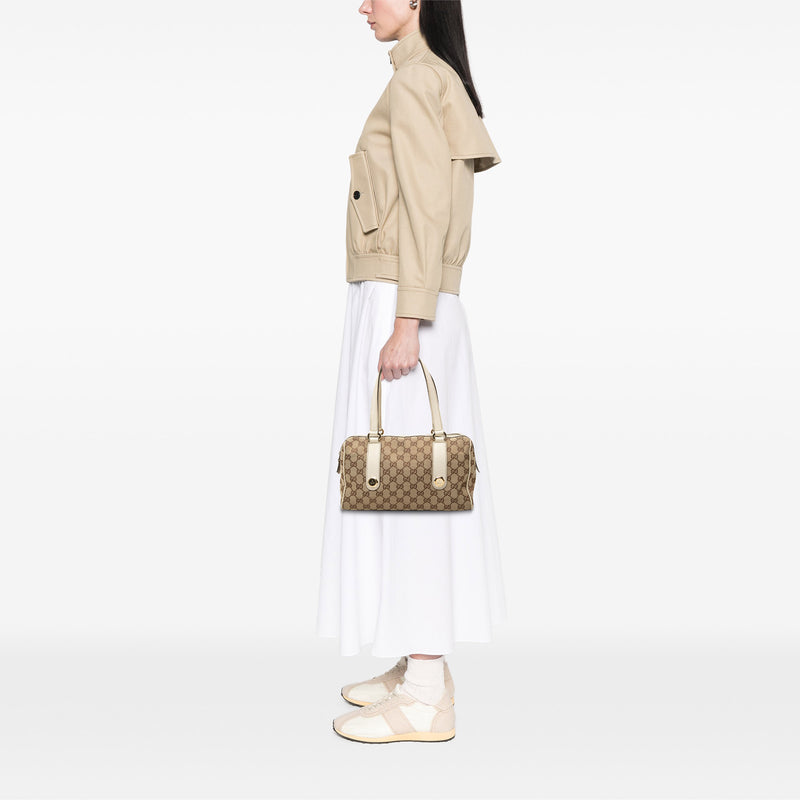 GG Canvas Charmy Boston Bag - Image 6