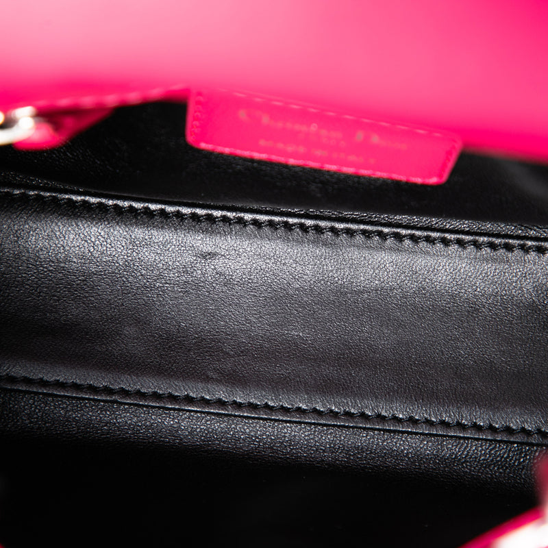 Mini Tricolor Lambskin Cannage Lady Dior - Image 4