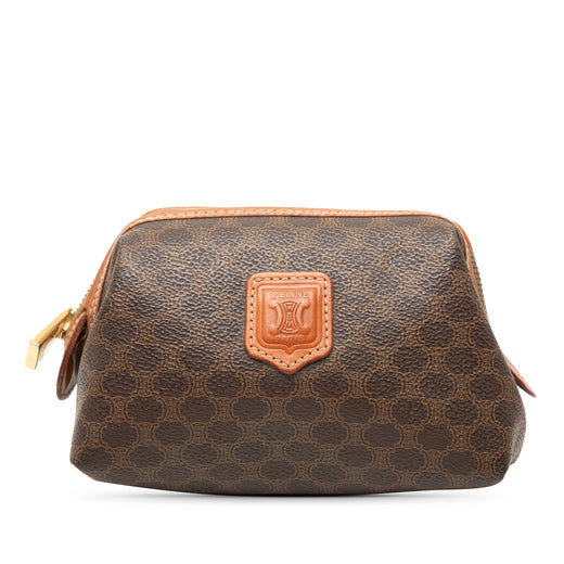 Macadam Coated Canvas Pouch - Image 1