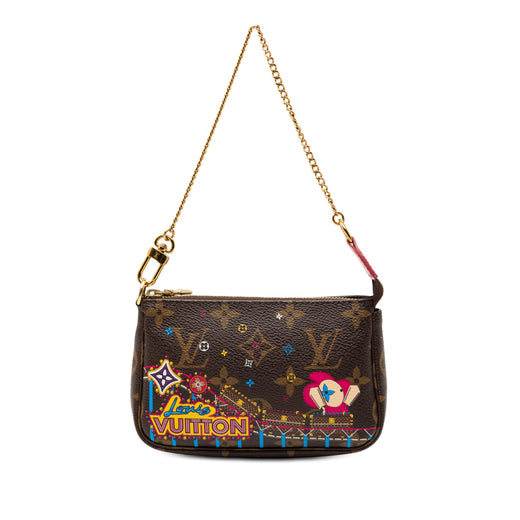 Monogram Vivienne Christmas Roller Coaster Mini Pochette Accessoires - Image 1