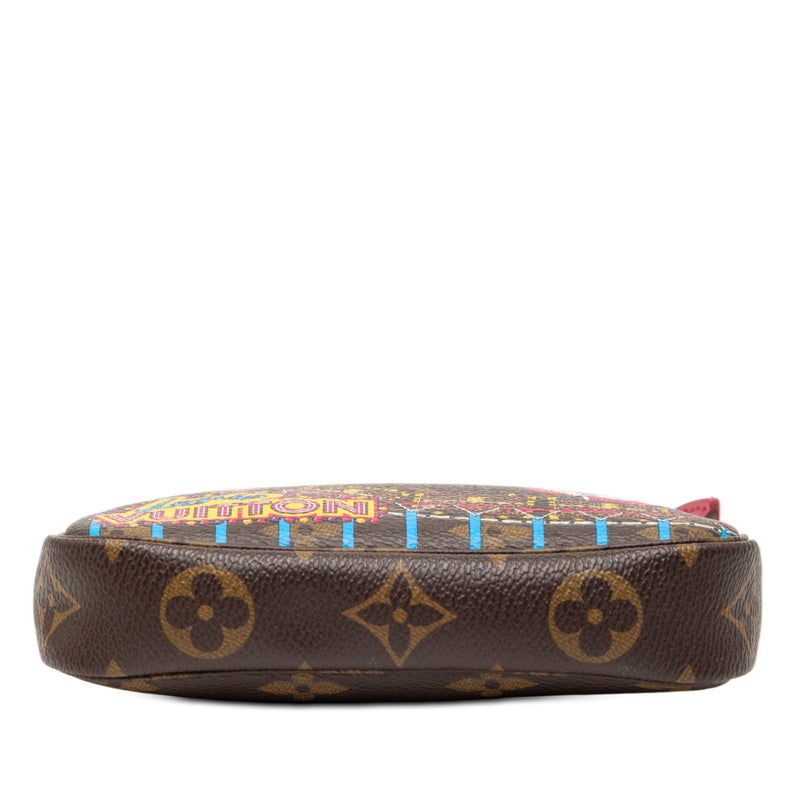 Monogram Vivienne Christmas Roller Coaster Mini Pochette Accessoires - Image 3