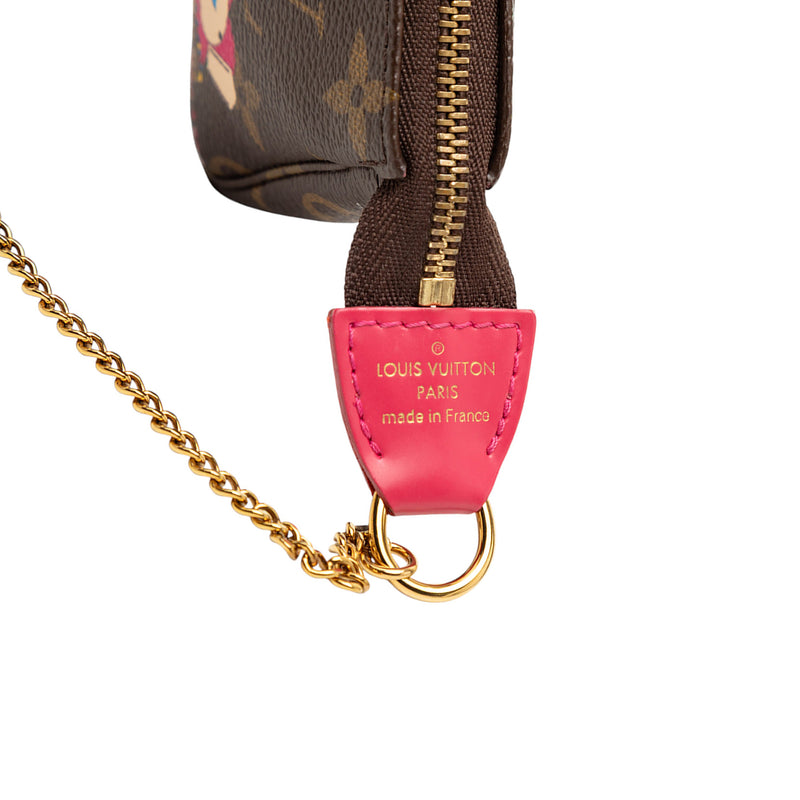 Monogram Vivienne Christmas Roller Coaster Mini Pochette Accessoires - Image 6