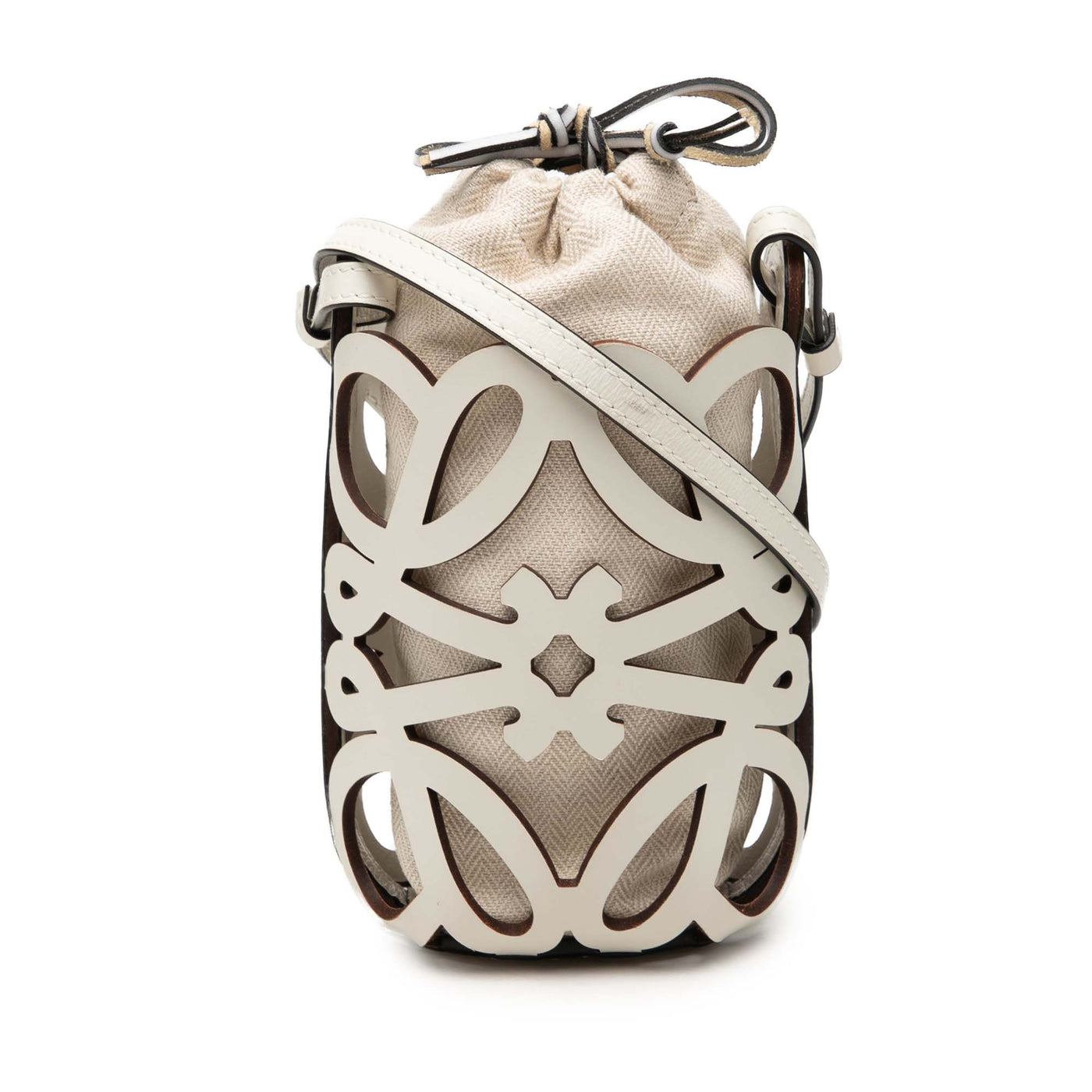 Anagram Leather Cut Out Pocket Crossbody - Image 1