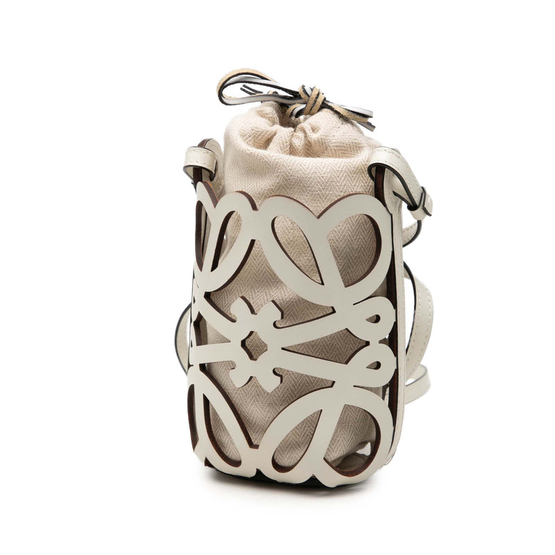 Anagram Leather Cut Out Pocket Crossbody - Image 2