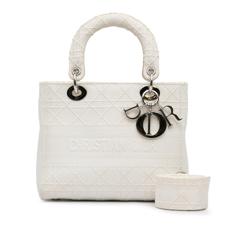 Medium Canvas Cannage Lady D Lite - Image 12