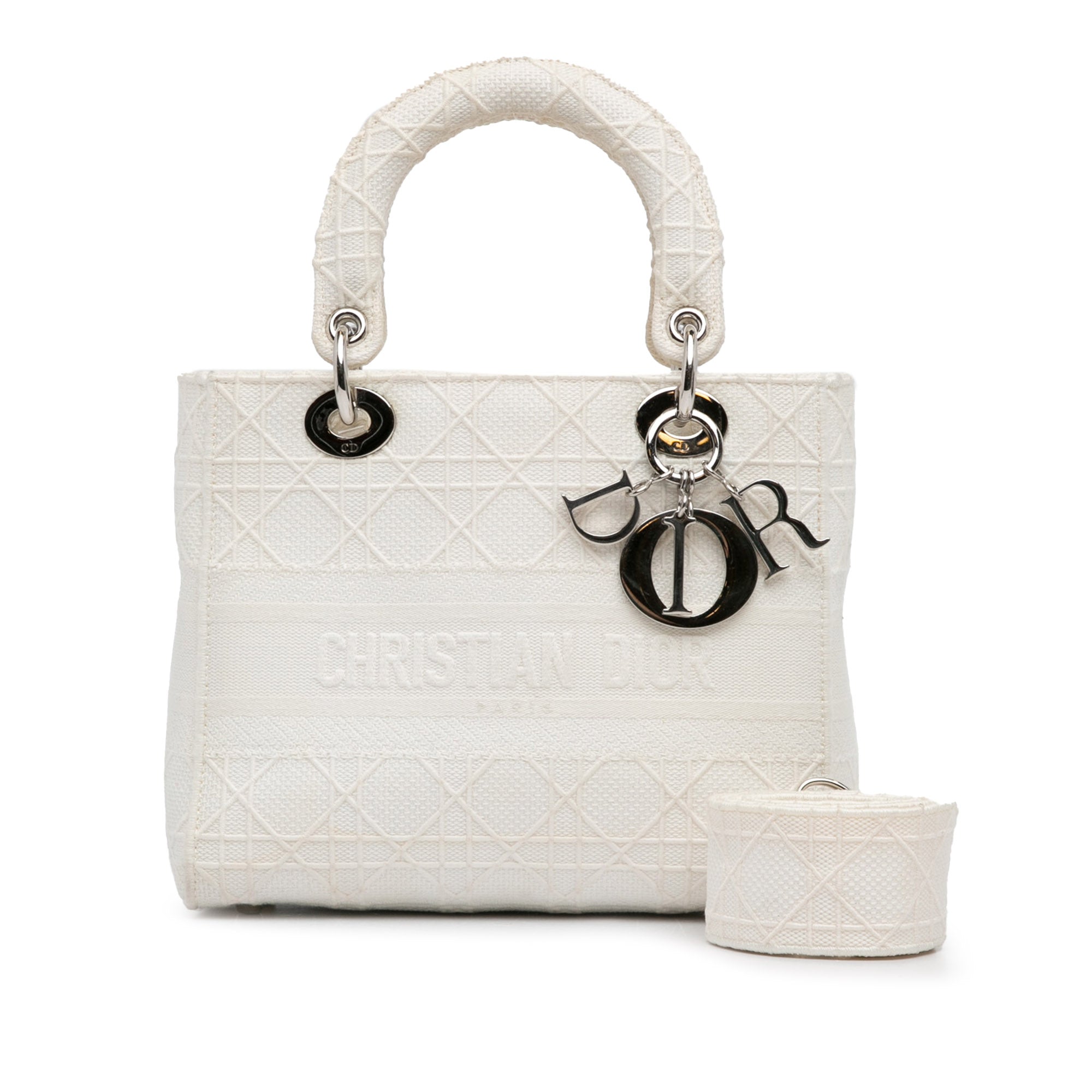 Medium Canvas Cannage Lady D Lite - Image 12