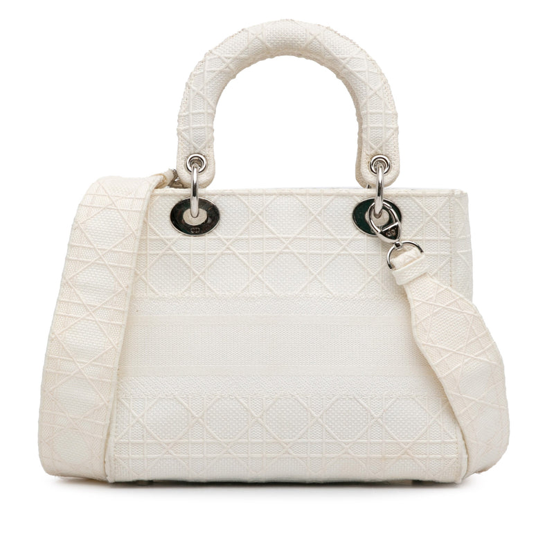 Medium Canvas Cannage Lady D Lite - Image 4