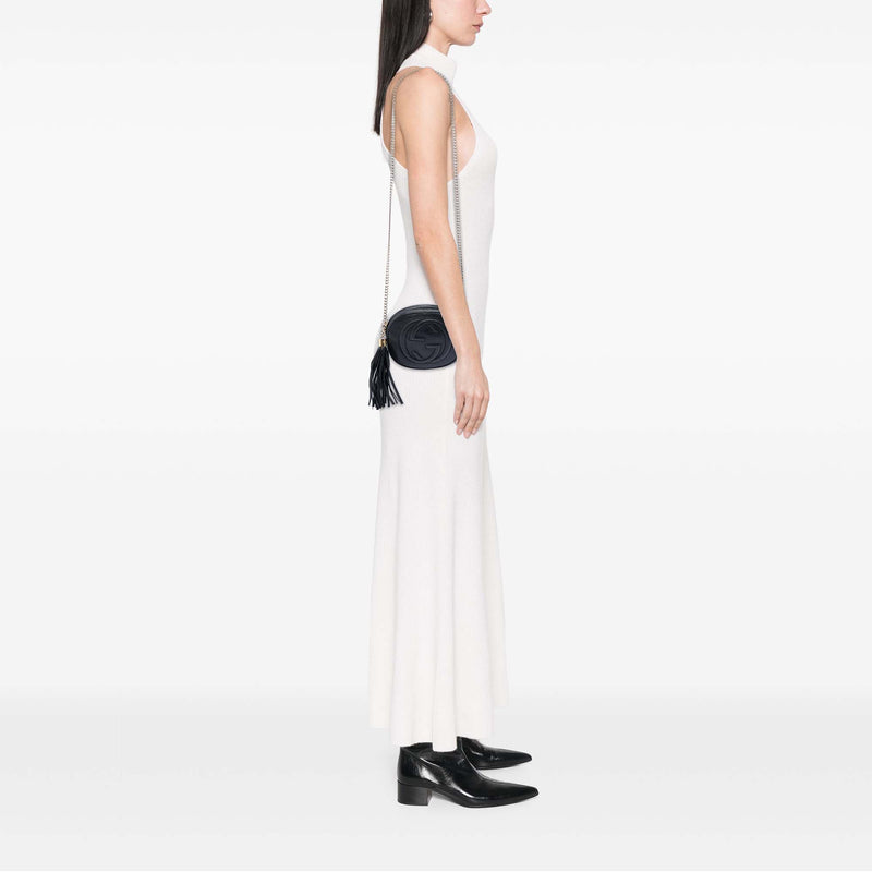 Mini Pebbled Calfskin Soho Chain Crossbody - Image 5