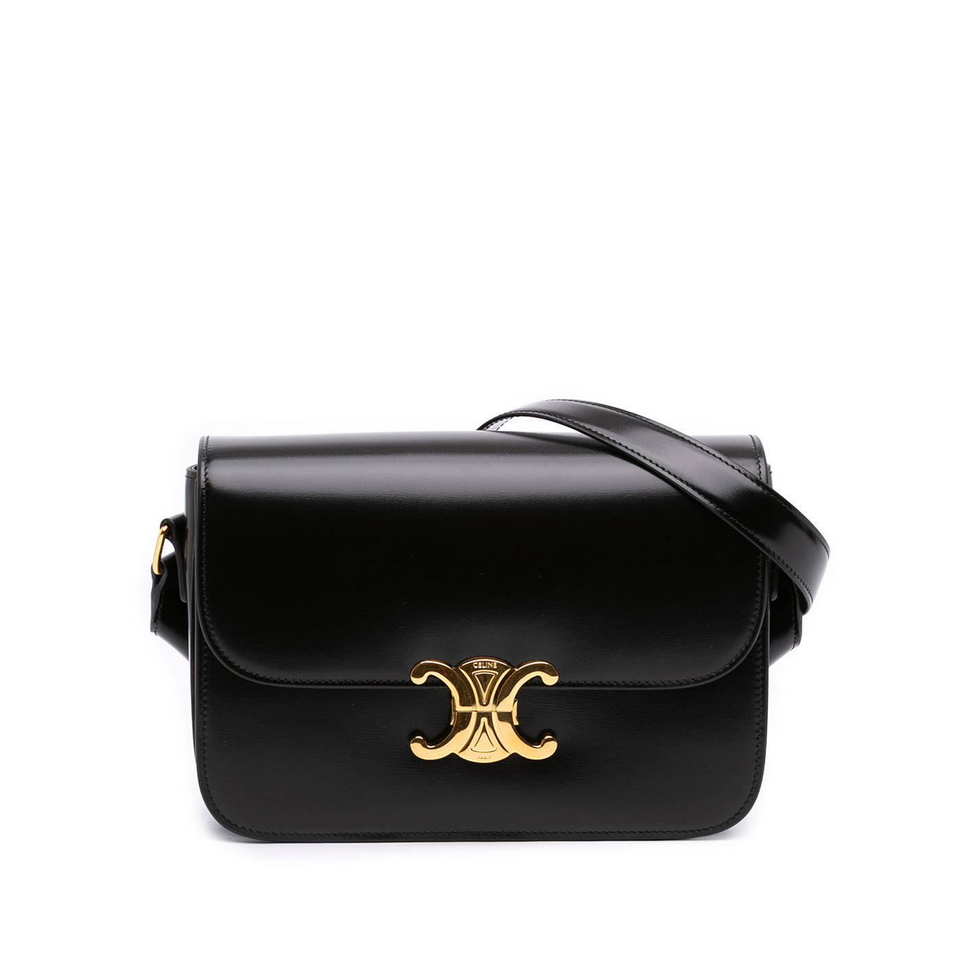 Classique Shiny Calfskin Triomphe Crossbody - Image 1