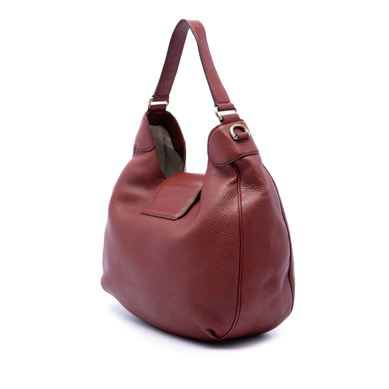 Grained Calfskin Dressage Hobo - Image 2