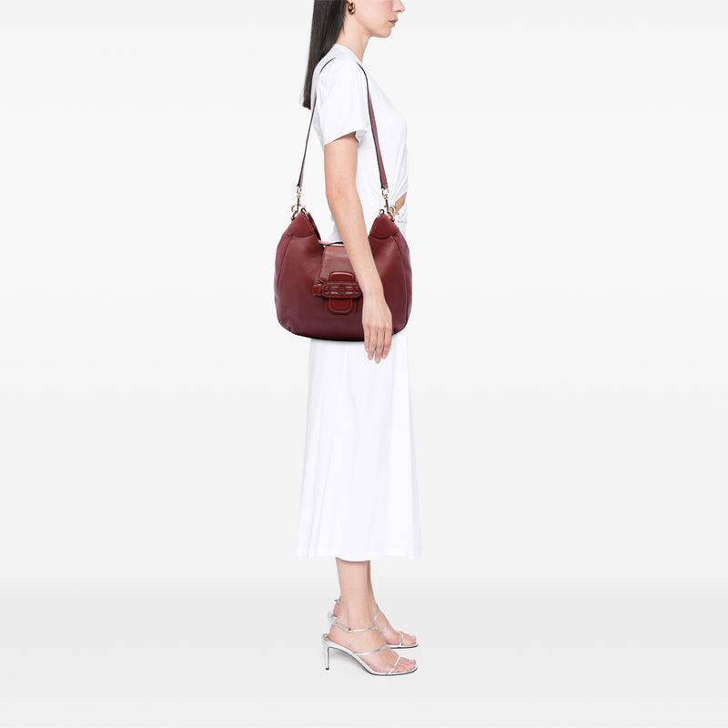 Grained Calfskin Dressage Hobo - Image 6
