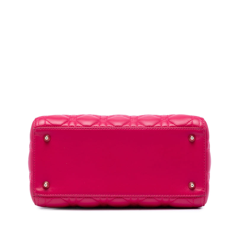Medium Lambskin Cannage Lady Dior - Image 3
