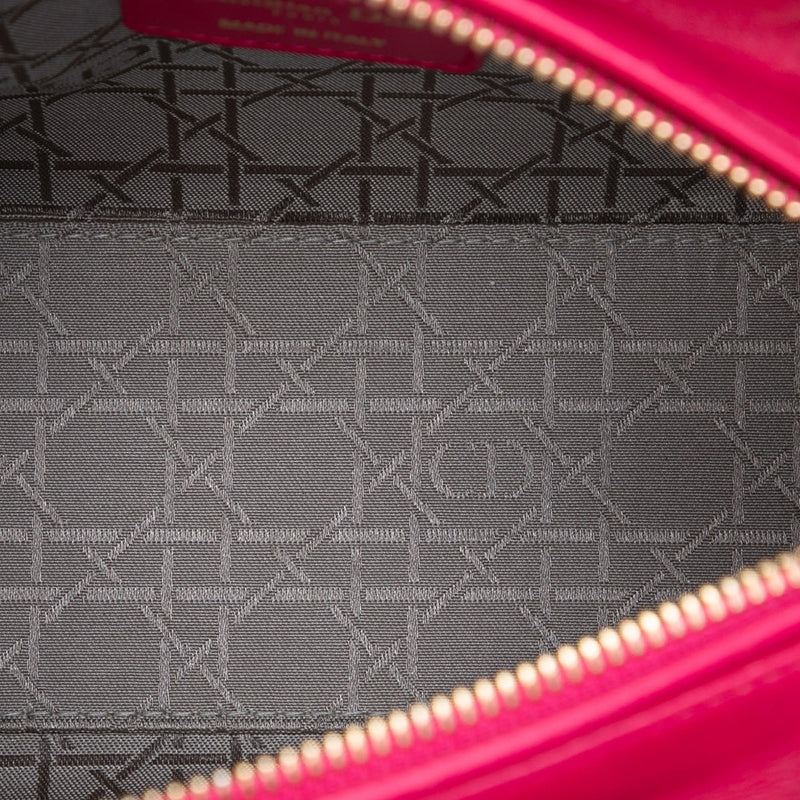 Medium Lambskin Cannage Lady Dior - Image 4