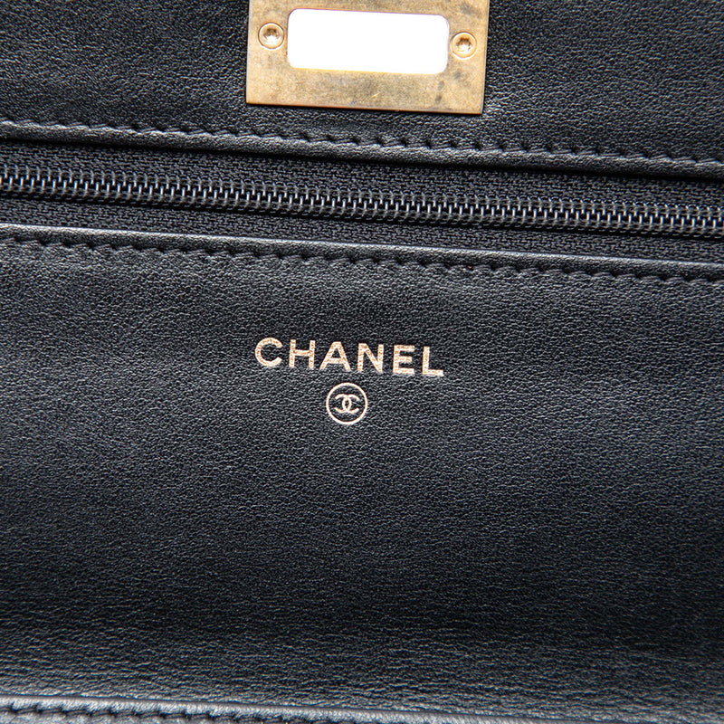 Reissue 2.55 Chevron Aged Calfskin Wallet on Chain - Image 5