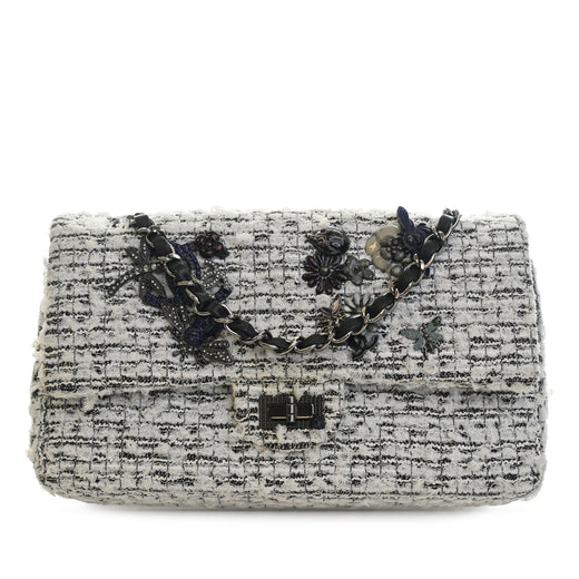 Mini Tweed Garden Party Reissue 2.55 Double Flap 224 - Image 1