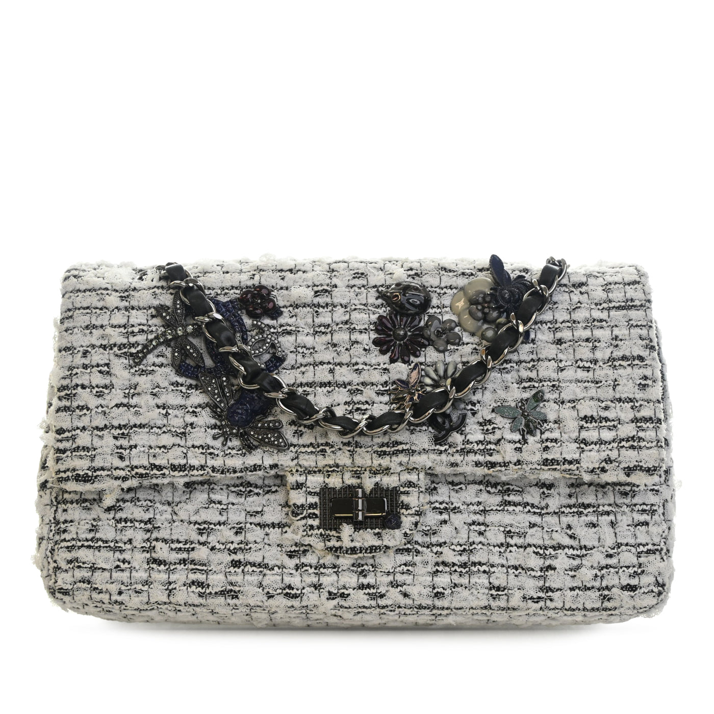Mini Tweed Garden Party Reissue 2.55 Double Flap 224 - Image 1
