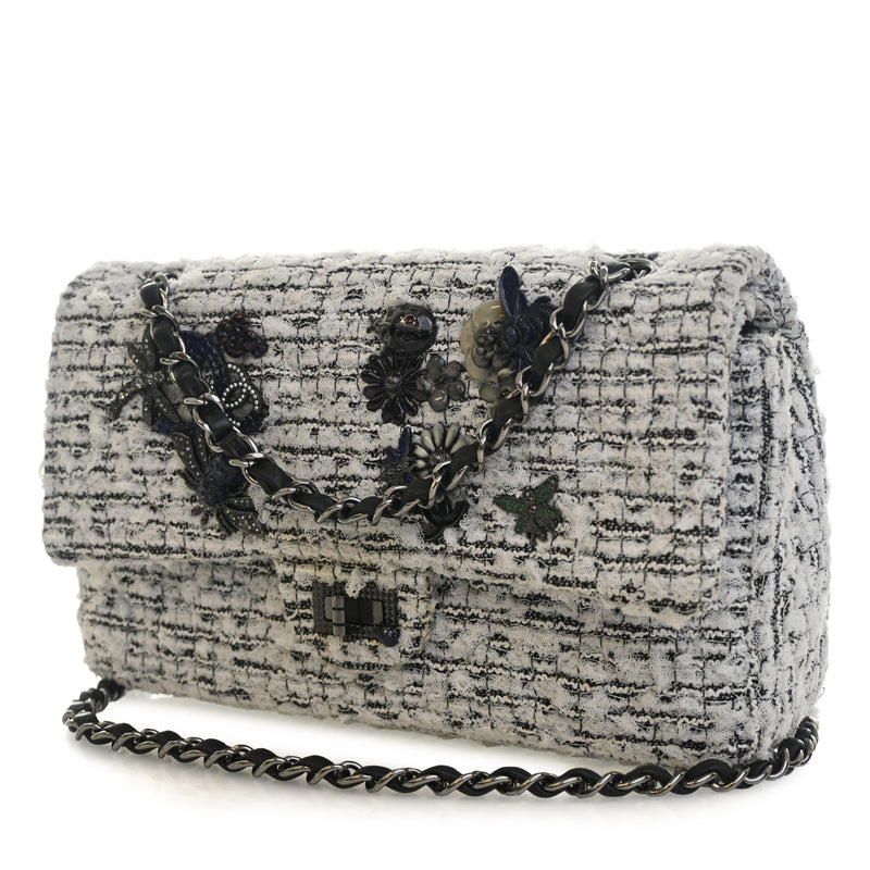 Mini Tweed Garden Party Reissue 2.55 Double Flap 224 - Image 6