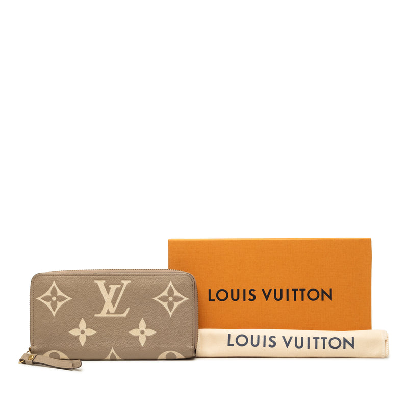 Bicolor Monogram Empreinte Giant Zippy Wallet - Image 7