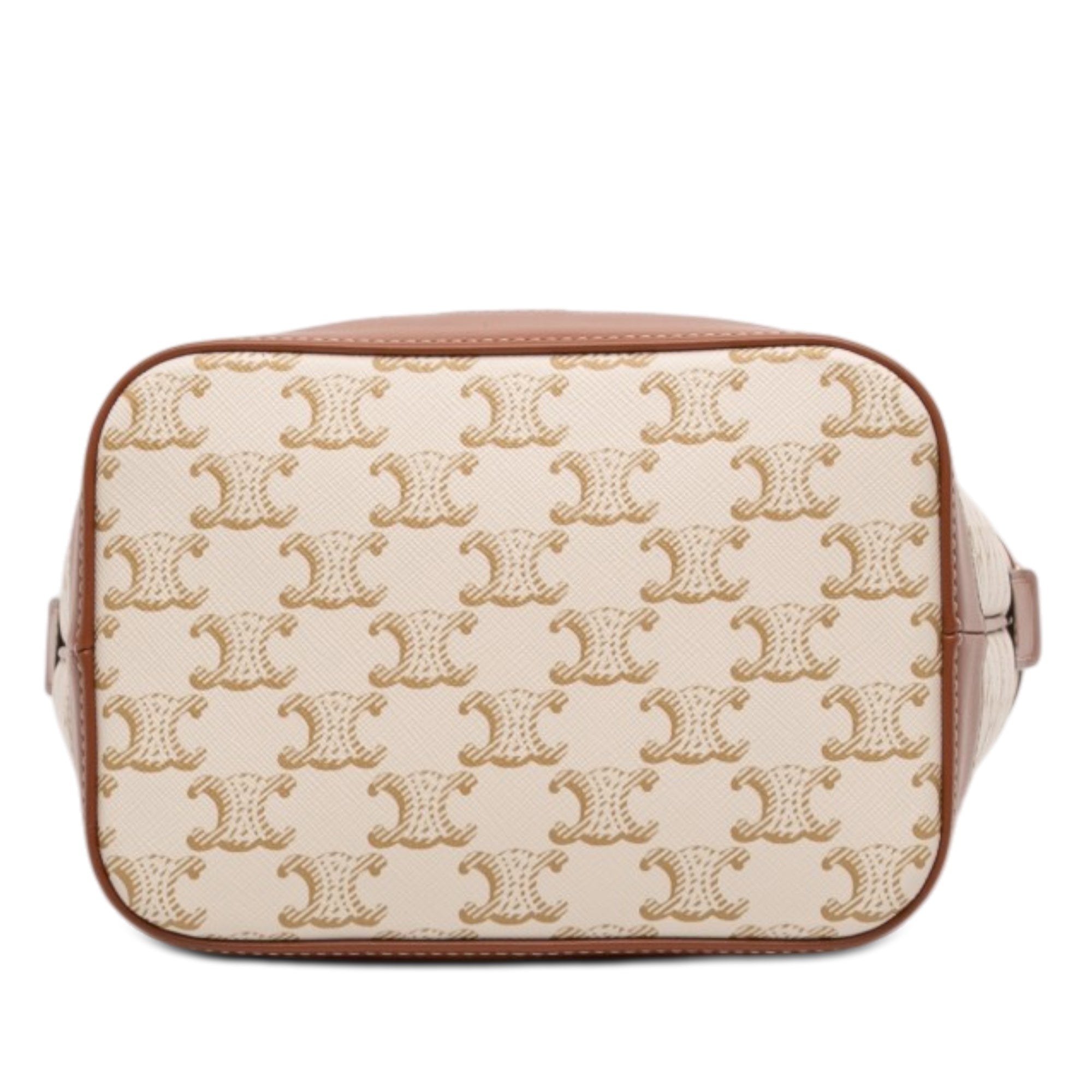 Small Triomphe Coated Canvas Bucket Bag - Image 3