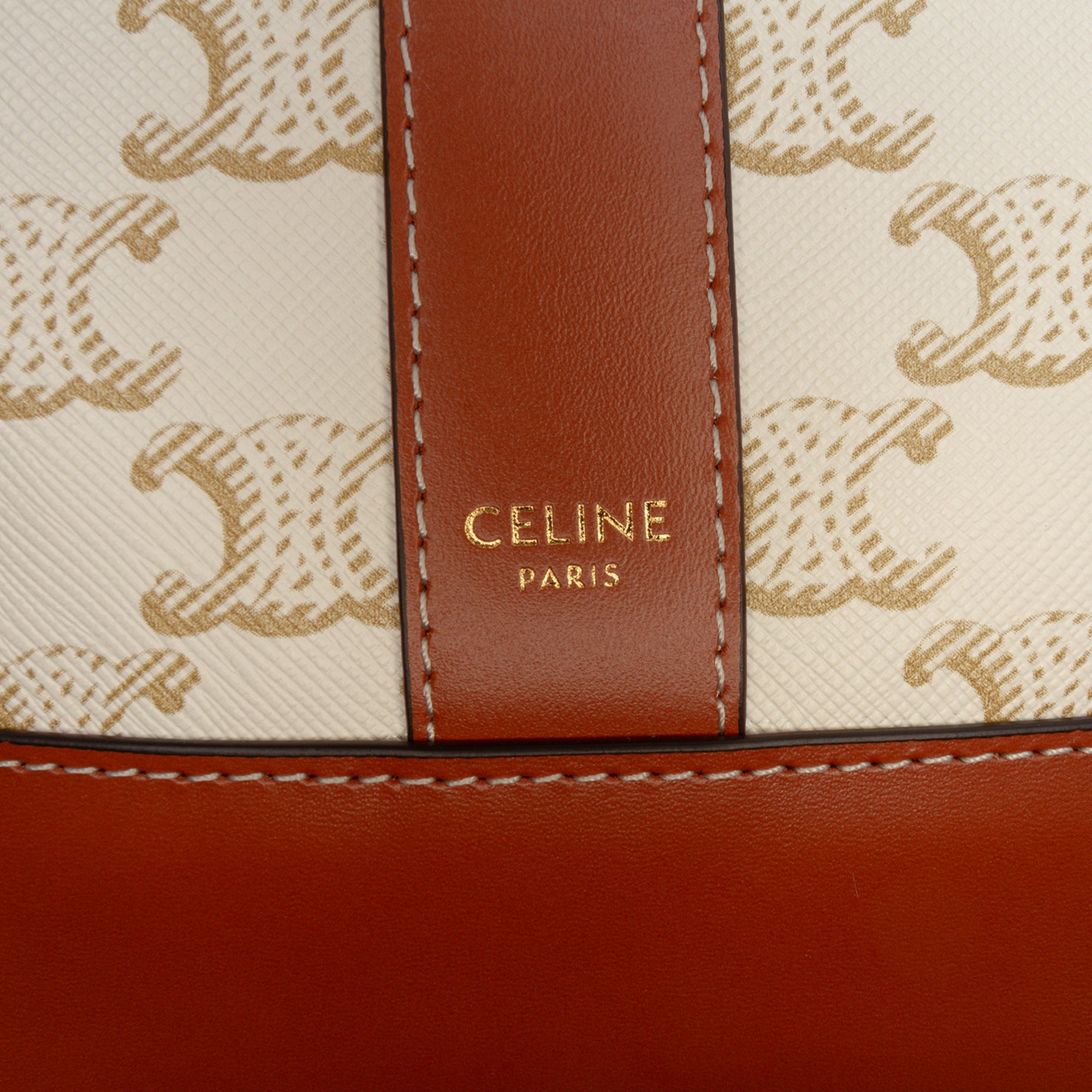 Small Triomphe Coated Canvas Bucket Bag - Image 5