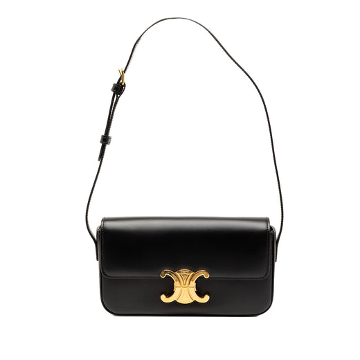 Shiny Calfskin Triomphe Claude Shoulder Bag - Image 1