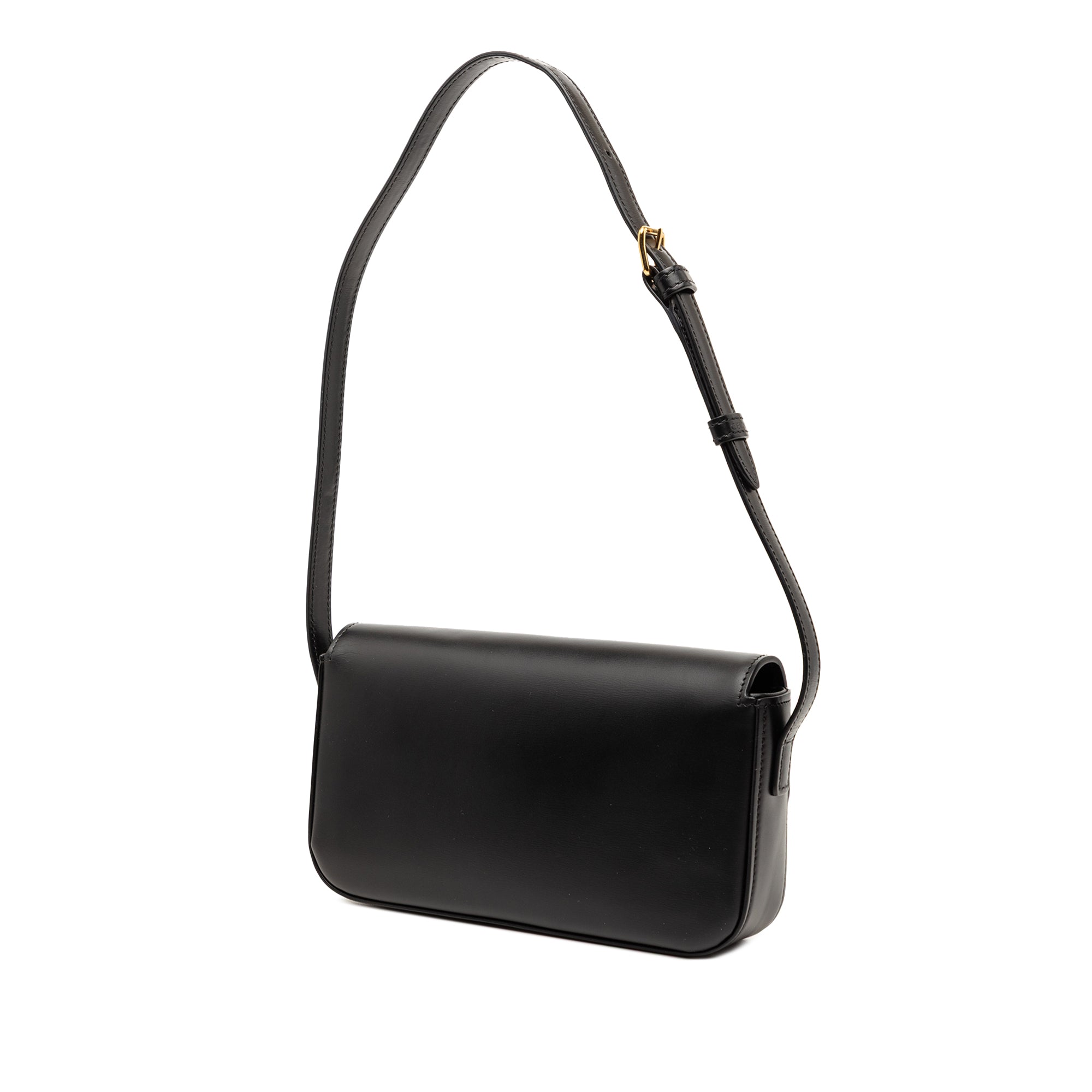 Shiny Calfskin Triomphe Claude Shoulder Bag - Image 2