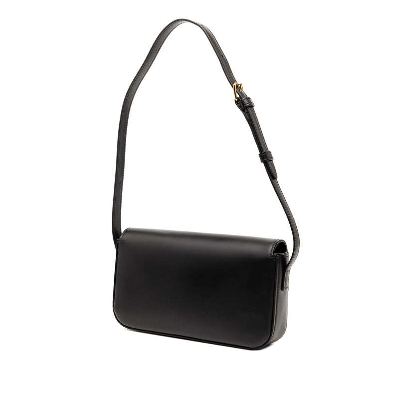 Shiny Calfskin Triomphe Claude Shoulder Bag - Image 2