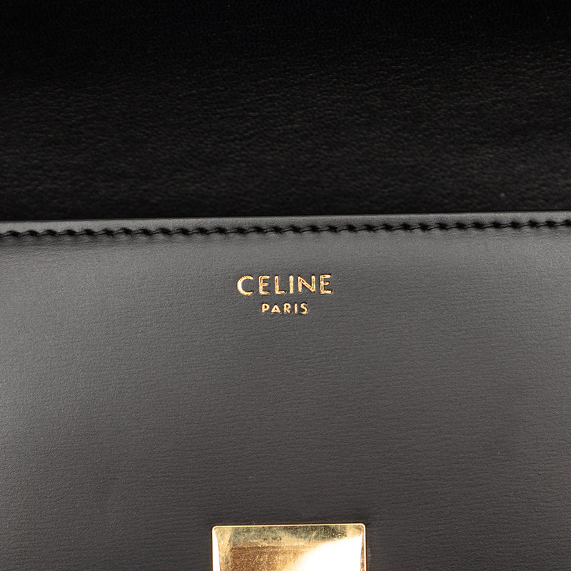 Shiny Calfskin Triomphe Claude Shoulder Bag - Image 5