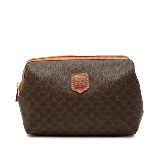 Macadam Coated Canvas Pouch - Image 1
