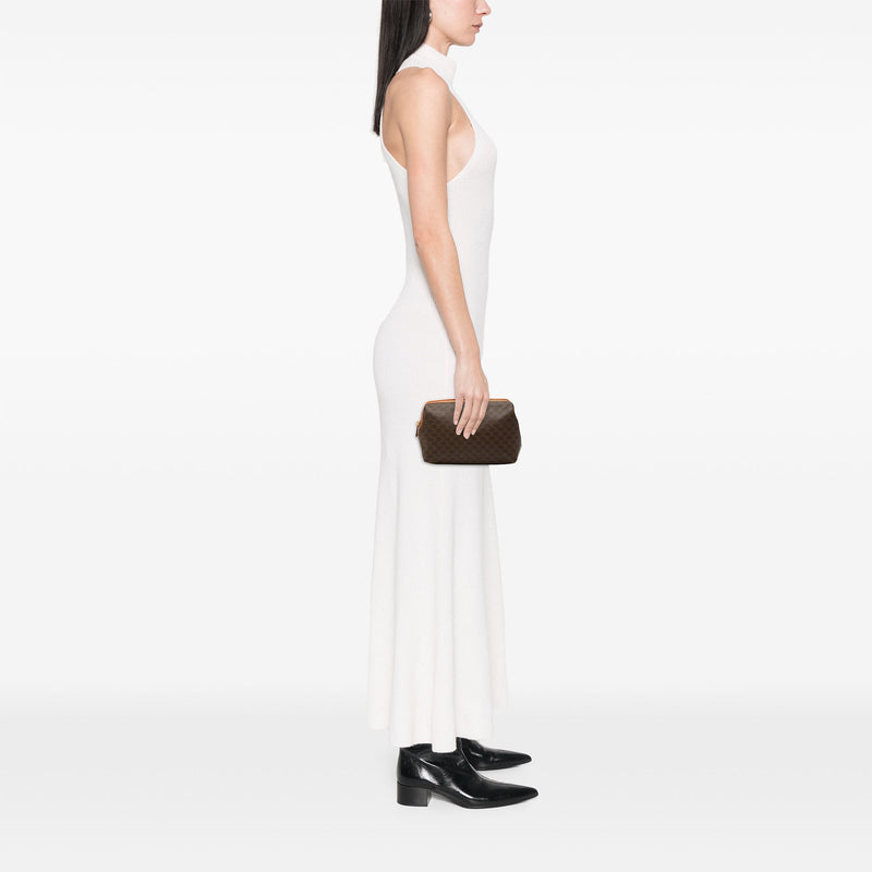 Macadam Coated Canvas Pouch - Image 6