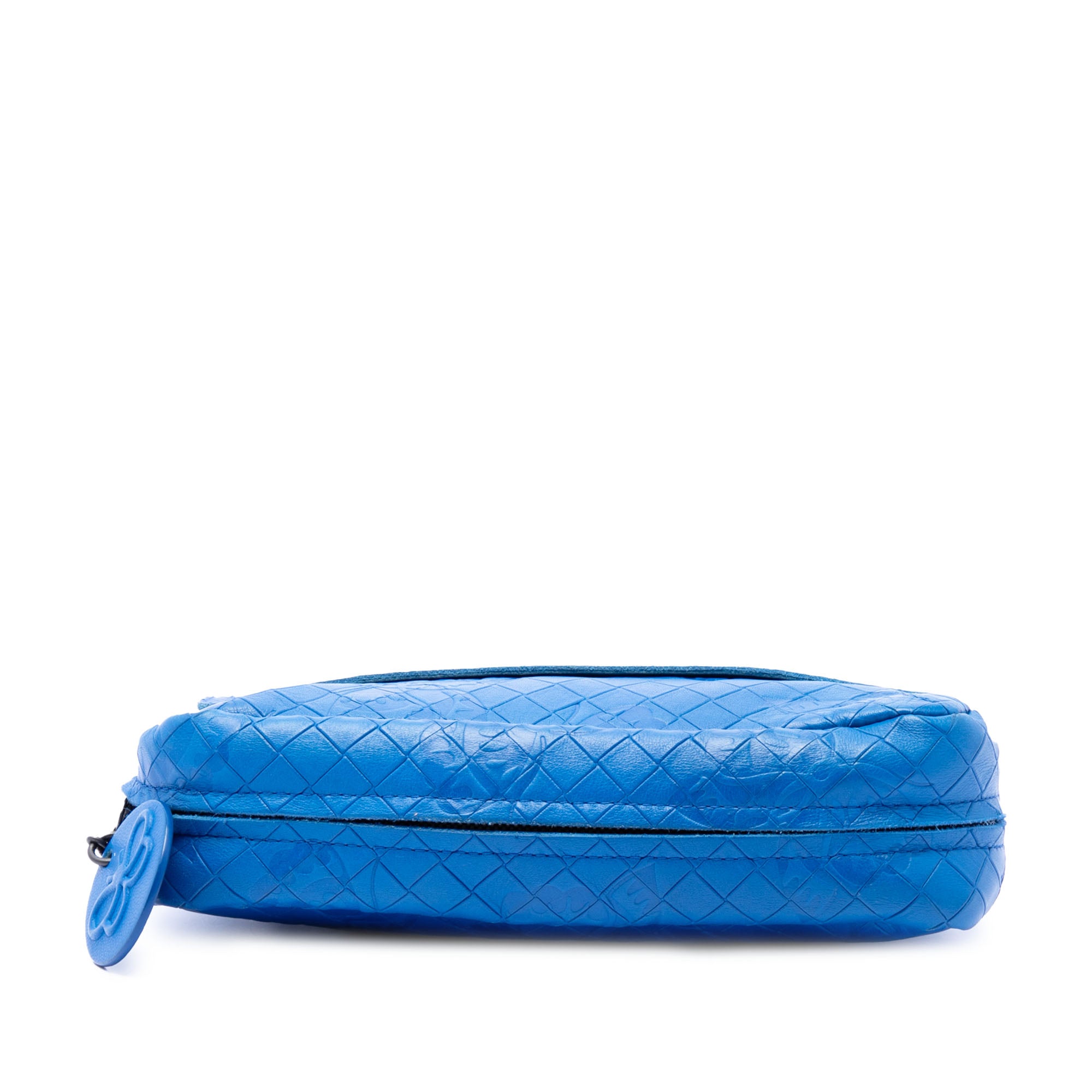 Small Calfskin Intrecciomirage Embossed Butterfly Chain Crossbody - Image 3