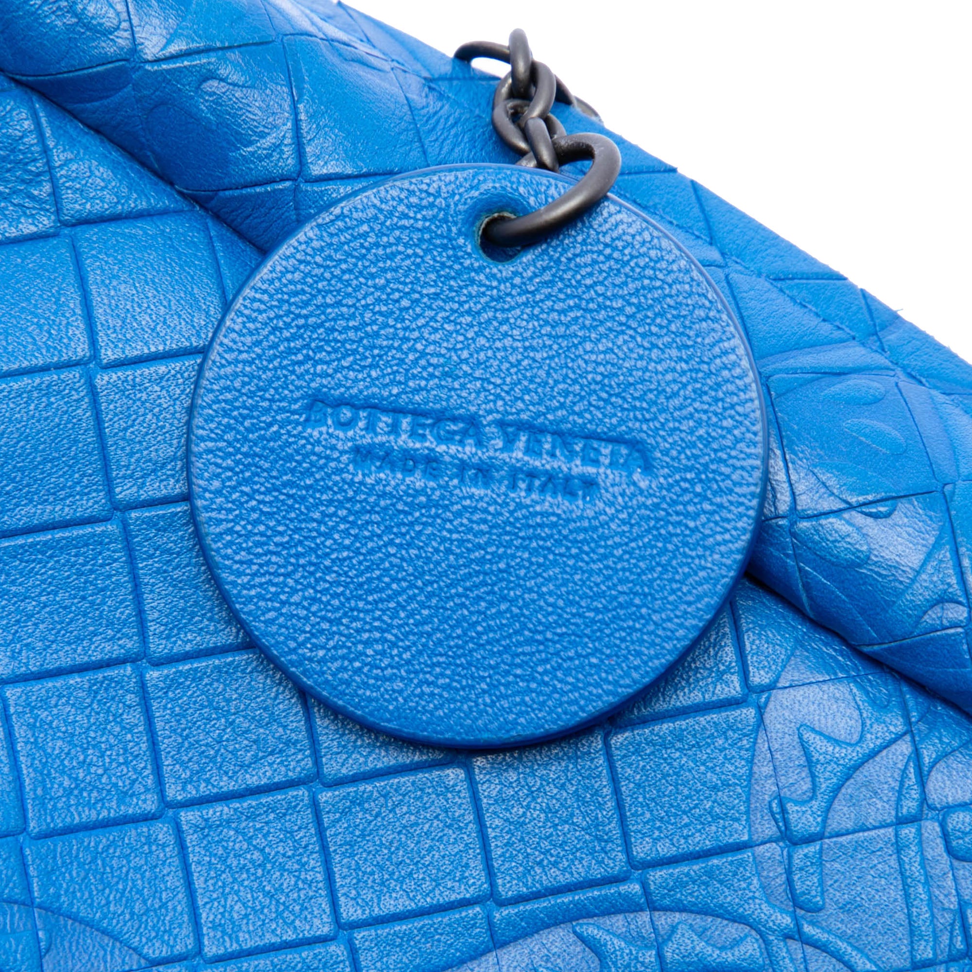 Small Calfskin Intrecciomirage Embossed Butterfly Chain Crossbody - Image 5