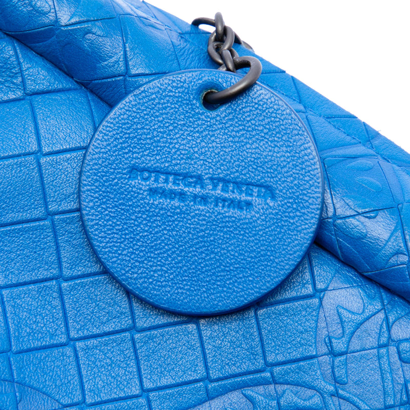 Small Calfskin Intrecciomirage Embossed Butterfly Chain Crossbody - Image 5