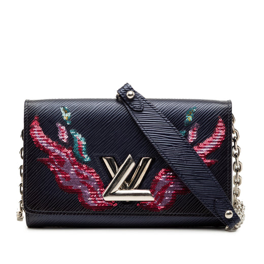 Epi Sequin Flames Twist Chain Wallet - Image 1