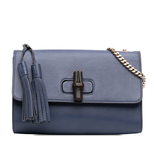 Medium Leather Miss Bamboo Crossbody - Image 1