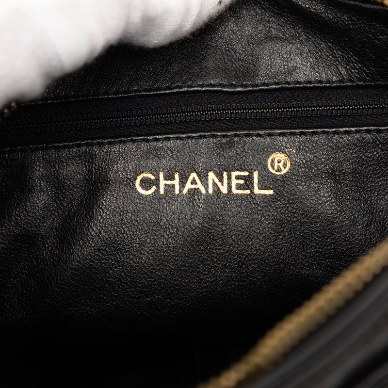 CC Diamond Quilted Lambskin Tassel Camera Bag - Image 5