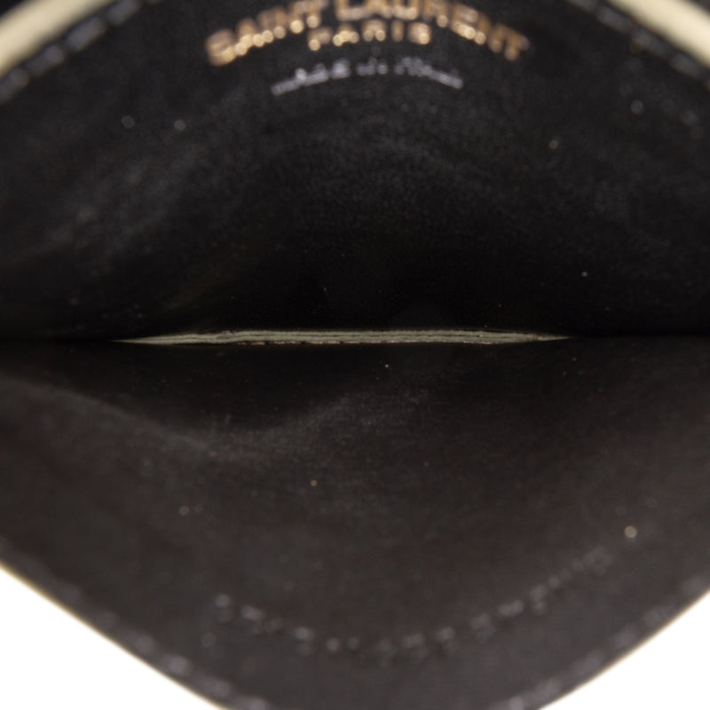Grain de Poudre Matelasse Chevron Cassandre Card Holder - Image 4