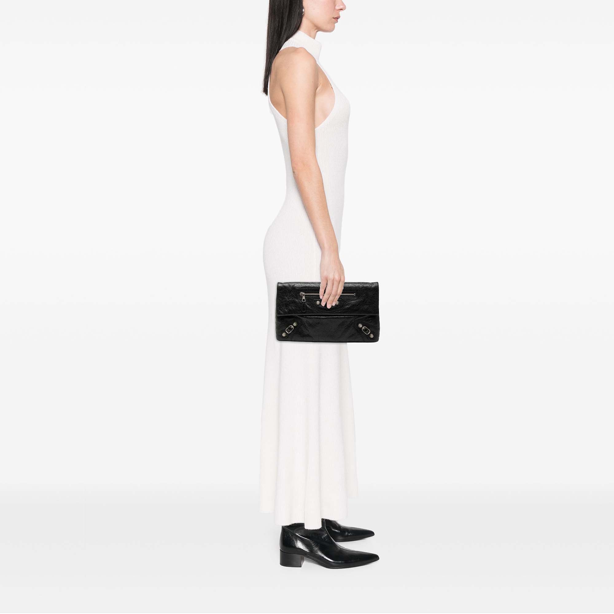 Lambskin Motocross Giant 12 Envelope Clutch - Image 7