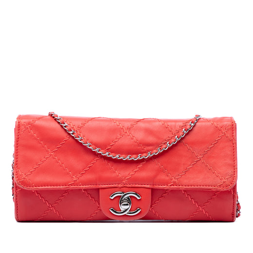 CC Quilted Lambskin Ultimate Stitch Wallet On Chain - Image 1