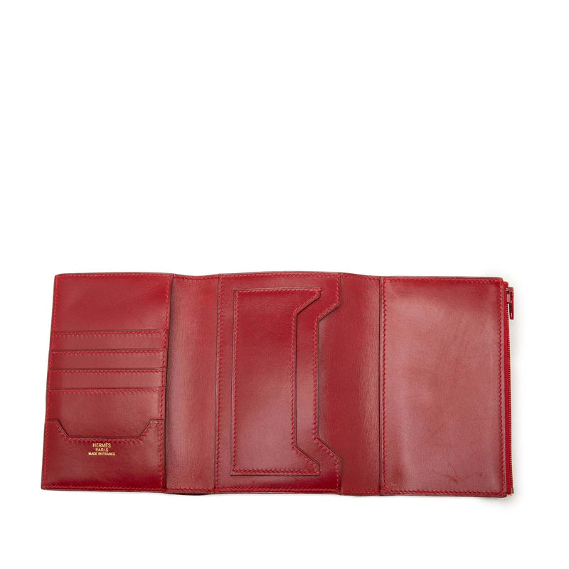 Box Calf Compact Wallet - Image 7