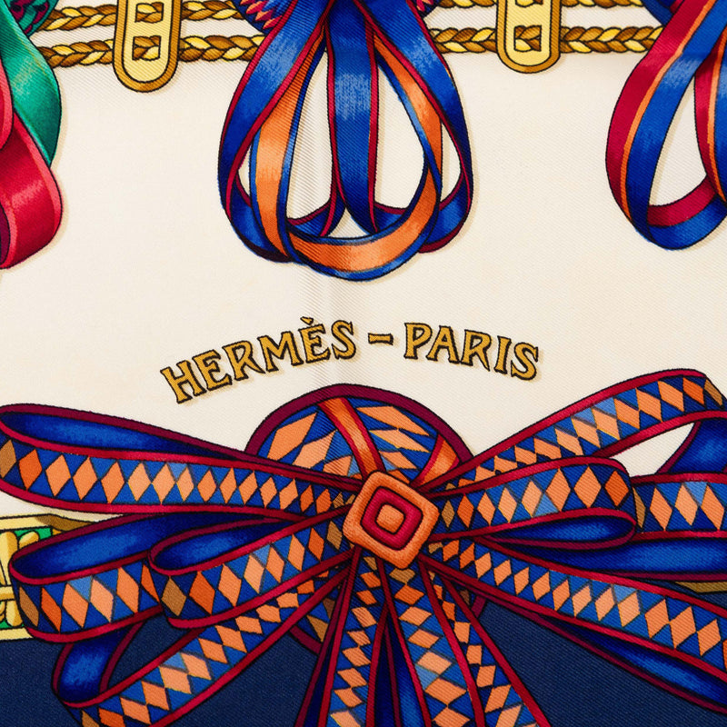 Les Rubans du Cheval Silk Scarf 90 - Image 3
