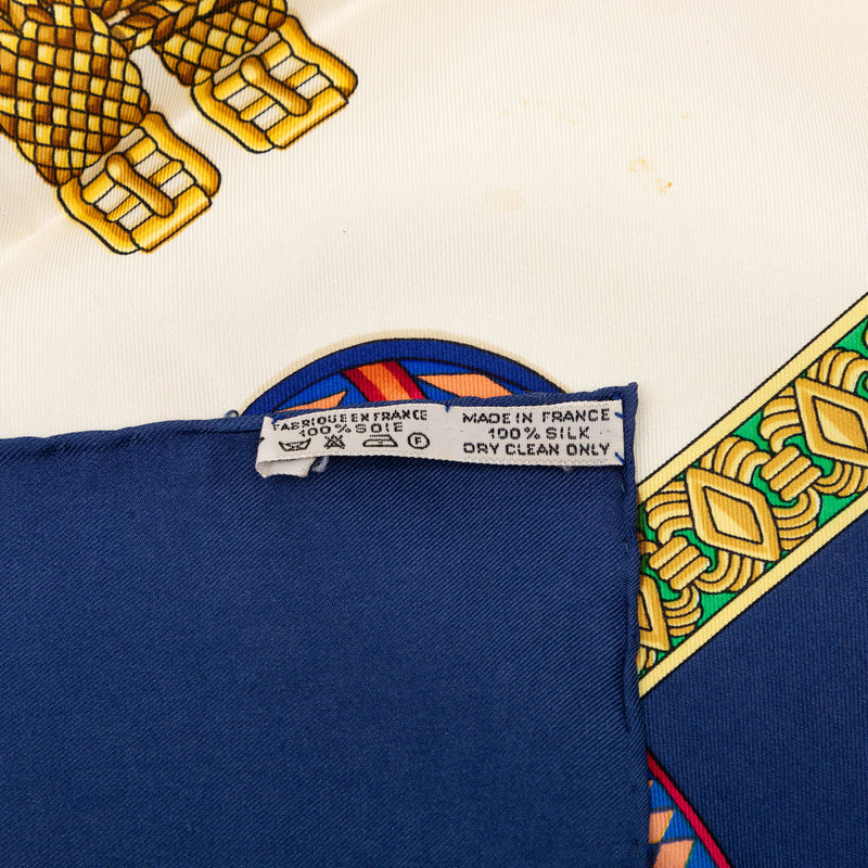 Les Rubans du Cheval Silk Scarf 90 - Image 4